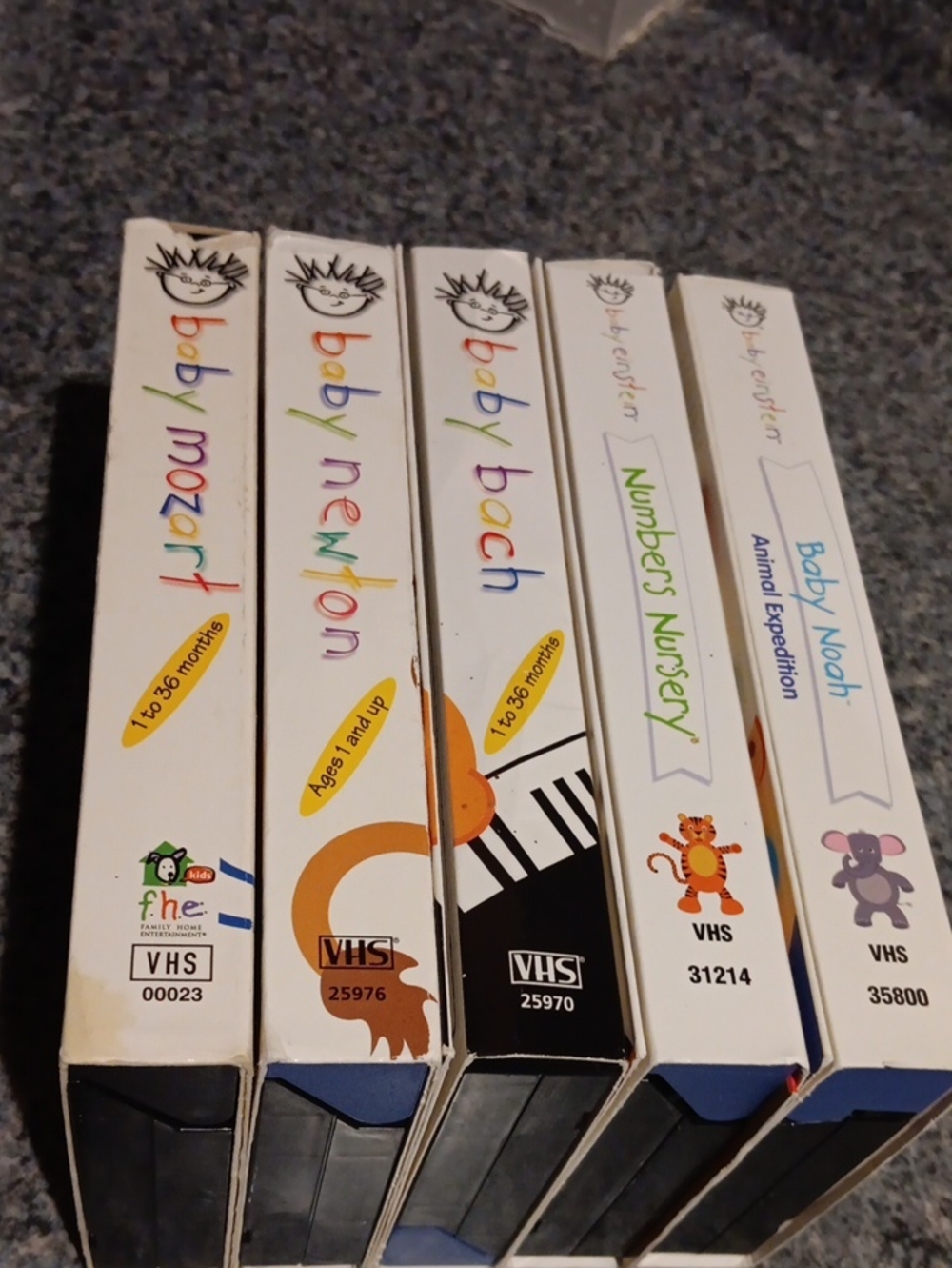 Baby Music Learning VHS Set - White - Unbranded Collection
